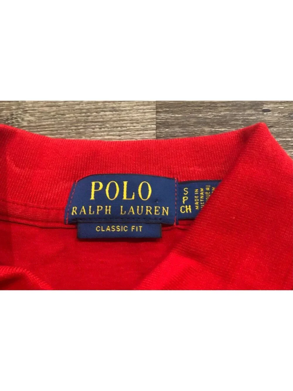 Polo Ralph Lauren Mens Small Red Classic Fi Short Sleeve Polo Shirt New $118 Tag
